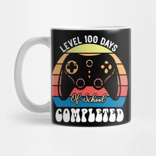 Level 100 days of school completed sunset design Mug